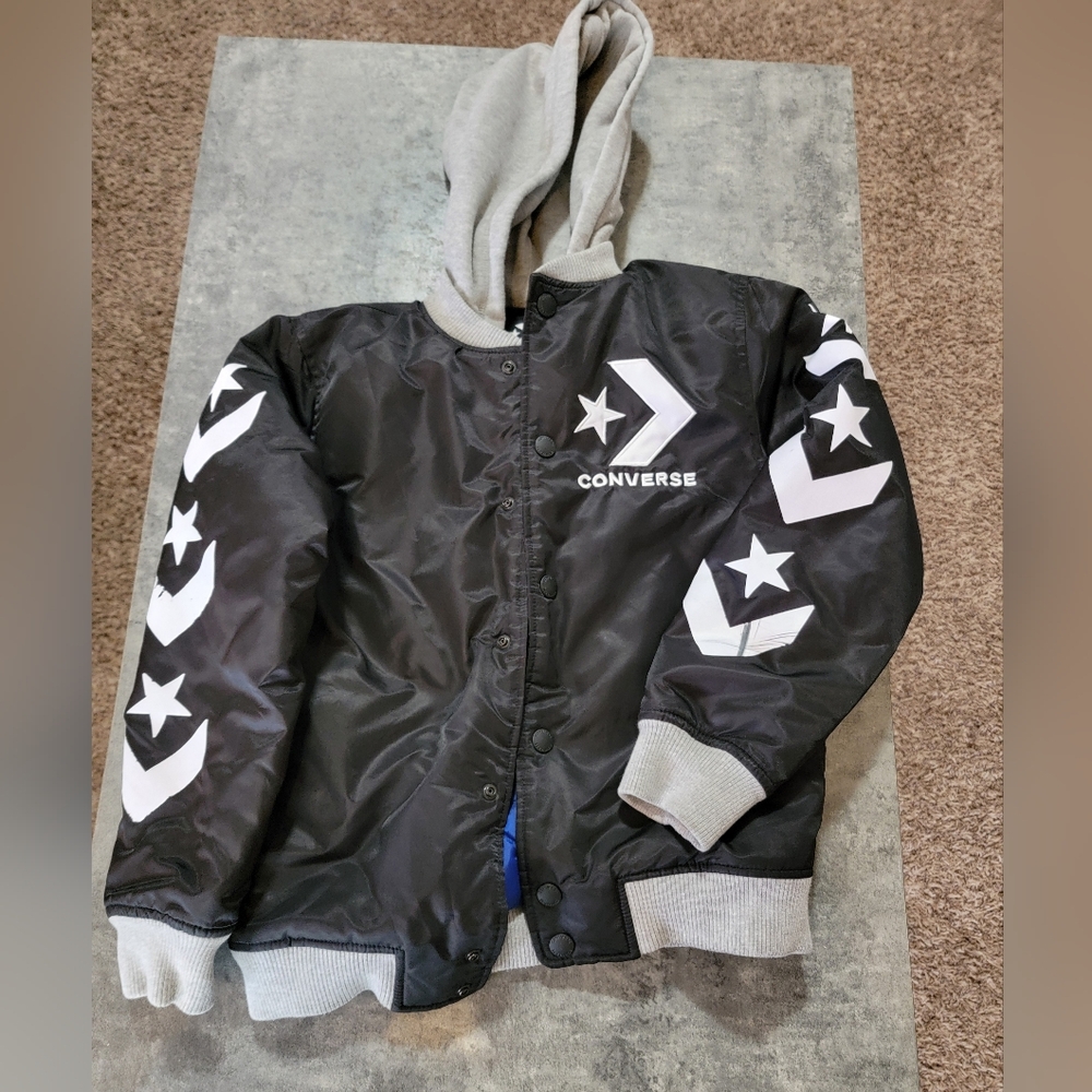 Converse Star Chevron Hooded Bomber M(10-12 years)
